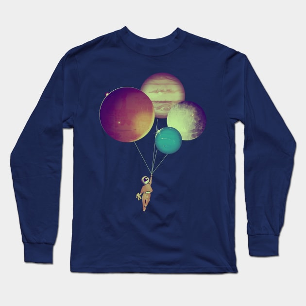 i become an astronaut Long Sleeve T-Shirt by masslos